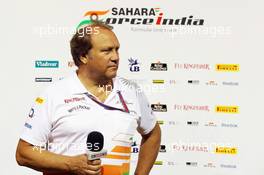Robert Fearnley (GBR) Sahara Force India F1 Team Deputy Team Principal. 21.09.2012.Formula 1 World Championship, Rd 14, Singapore Grand Prix, Singapore, Singapore, Practice Day