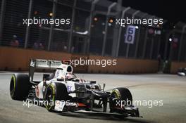 Kamui Kobayashi (JPN) Sauber C31. 23.09.2012. Formula 1 World Championship, Rd 14, Singapore Grand Prix, Singapore, Singapore, Race Day