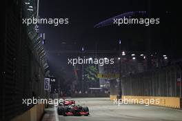 Lewis Hamilton (GBR) McLaren MP4/27. 23.09.2012. Formula 1 World Championship, Rd 14, Singapore Grand Prix, Singapore, Singapore, Race Day