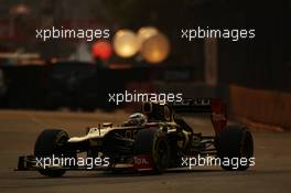 Kimi Raikkonen (FIN) Lotus F1 E20. 22.09.2012. Formula 1 World Championship, Rd 14, Singapore Grand Prix, Singapore, Singapore, Qualifying Day