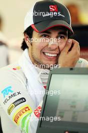Sergio Perez (MEX) Sauber. 22.09.2012. Formula 1 World Championship, Rd 14, Singapore Grand Prix, Singapore, Singapore, Qualifying Day