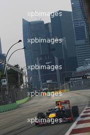 Mark Webber (AUS) Red Bull Racing RB8. 22.09.2012. Formula 1 World Championship, Rd 14, Singapore Grand Prix, Singapore, Singapore, Qualifying Day
