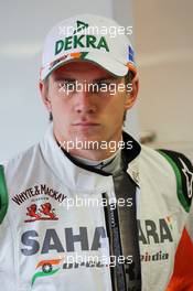 Nico Hulkenberg (GER) Sahara Force India F1. 22.09.2012. Formula 1 World Championship, Rd 14, Singapore Grand Prix, Singapore, Singapore, Qualifying Day