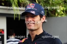 Mark Webber (AUS) Red Bull Racing. 20.09.2012. Formula 1 World Championship, Rd 14, Singapore Grand Prix, Singapore, Singapore, Preparation Day
