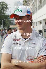 Nico Hulkenberg (GER) Sahara Force India F1. 20.09.2012. Formula 1 World Championship, Rd 14, Singapore Grand Prix, Singapore, Singapore, Preparation Day