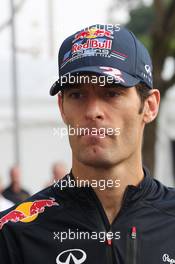 Mark Webber (AUS) Red Bull Racing. 20.09.2012. Formula 1 World Championship, Rd 14, Singapore Grand Prix, Singapore, Singapore, Preparation Day
