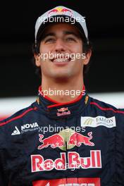 06.02.2012 Jerez, Spain,  Daniel Ricciardo (AUS), Scuderia Toro Rosso  - Toro Rosso STR7 Launch