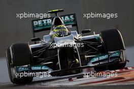 Nico Rosberg (GER) Mercedes AMG F1 W03. 02.11.2012. Formula 1 World Championship, Rd 18, Abu Dhabi Grand Prix, Yas Marina Circuit, Abu Dhabi, Practice Day.