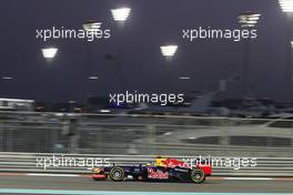 Sebastian Vettel (GER) Red Bull Racing RB8. 02.11.2012. Formula 1 World Championship, Rd 18, Abu Dhabi Grand Prix, Yas Marina Circuit, Abu Dhabi, Practice Day.
