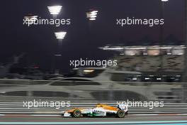 Nico Hulkenberg (GER) Sahara Force India F1 VJM05. 02.11.2012. Formula 1 World Championship, Rd 18, Abu Dhabi Grand Prix, Yas Marina Circuit, Abu Dhabi, Practice Day.