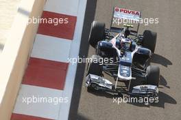 Valtteri Bottas (FIN) Williams FW34 Third Driver. 02.11.2012. Formula 1 World Championship, Rd 18, Abu Dhabi Grand Prix, Yas Marina Circuit, Abu Dhabi, Practice Day.