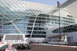 Heikki Kovalainen (FIN) Caterham CT01. 02.11.2012. Formula 1 World Championship, Rd 18, Abu Dhabi Grand Prix, Yas Marina Circuit, Abu Dhabi, Practice Day.