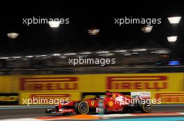 Fernando Alonso (ESP) Ferrari F2012. 02.11.2012. Formula 1 World Championship, Rd 18, Abu Dhabi Grand Prix, Yas Marina Circuit, Abu Dhabi, Practice Day.