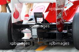 Ferrari F2012 rear wing and rear diffuser detail. 02.11.2012. Formula 1 World Championship, Rd 18, Abu Dhabi Grand Prix, Yas Marina Circuit, Abu Dhabi, Practice Day.
