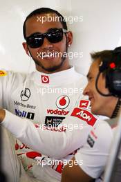 Lewis Hamilton (GBR) McLaren. 02.11.2012. Formula 1 World Championship, Rd 18, Abu Dhabi Grand Prix, Yas Marina Circuit, Abu Dhabi, Practice Day.