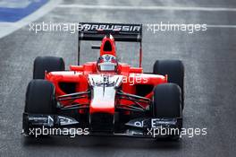 Timo Glock (GER) Marussia F1 Team MR01. 02.11.2012. Formula 1 World Championship, Rd 18, Abu Dhabi Grand Prix, Yas Marina Circuit, Abu Dhabi, Practice Day.