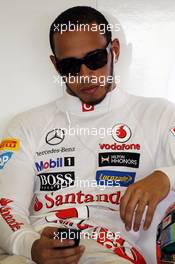 Lewis Hamilton (GBR) McLaren. 02.11.2012. Formula 1 World Championship, Rd 18, Abu Dhabi Grand Prix, Yas Marina Circuit, Abu Dhabi, Practice Day.