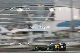 Vitaly Petrov (RUS) Caterham CT01. 02.11.2012. Formula 1 World Championship, Rd 18, Abu Dhabi Grand Prix, Yas Marina Circuit, Abu Dhabi, Practice Day.