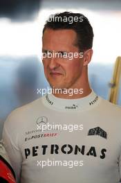 Michael Schumacher (GER) Mercedes AMG F1. 02.11.2012. Formula 1 World Championship, Rd 18, Abu Dhabi Grand Prix, Yas Marina Circuit, Abu Dhabi, Practice Day.