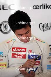 Kamui Kobayashi (JPN) Sauber. 02.11.2012. Formula 1 World Championship, Rd 18, Abu Dhabi Grand Prix, Yas Marina Circuit, Abu Dhabi, Practice Day.
