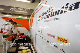 Nico Hulkenberg (GER) Sahara Force India F1. 02.11.2012. Formula 1 World Championship, Rd 18, Abu Dhabi Grand Prix, Yas Marina Circuit, Abu Dhabi, Practice Day.