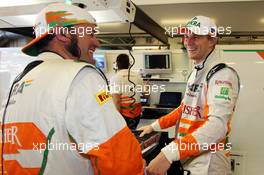 Nico Hulkenberg (GER) Sahara Force India F1. 04.11.2012. Formula 1 World Championship, Rd 18, Abu Dhabi Grand Prix, Yas Marina Circuit, Abu Dhabi, Race Day.