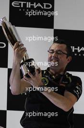 Eric Boullier (FRA) Lotus F1 Team Principal  04.11.2012. Formula 1 World Championship, Rd 18, Abu Dhabi Grand Prix, Abu Dhabi, UAE, Race Day
