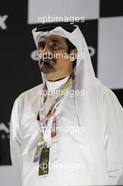 Mohammed Bin Sulayem (UAE) on the podium. 04.11.2012. Formula 1 World Championship, Rd 18, Abu Dhabi Grand Prix, Yas Marina Circuit, Abu Dhabi, Race Day.