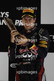 3rd place Sebastian Vettel (GER), Red Bull Racing  04.11.2012. Formula 1 World Championship, Rd 18, Abu Dhabi Grand Prix, Abu Dhabi, UAE, Race Day
