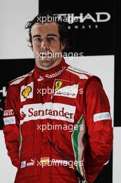 Fernando Alonso (ESP) Ferrari celebrates his second position on the podium. 04.11.2012. Formula 1 World Championship, Rd 18, Abu Dhabi Grand Prix, Yas Marina Circuit, Abu Dhabi, Race Day.