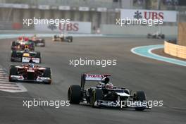 Pastor Maldonado (VEN), Williams F1 Team  04.11.2012. Formula 1 World Championship, Rd 18, Abu Dhabi Grand Prix, Abu Dhabi, UAE, Race Day