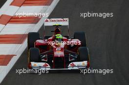 Felipe Massa (BRA) Ferrari F2012. 04.11.2012. Formula 1 World Championship, Rd 18, Abu Dhabi Grand Prix, Yas Marina Circuit, Abu Dhabi, Race Day.
