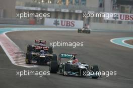 Michael Schumacher (GER), Mercedes GP  04.11.2012. Formula 1 World Championship, Rd 18, Abu Dhabi Grand Prix, Abu Dhabi, UAE, Race Day
