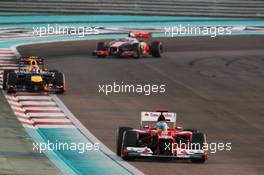 Fernando Alonso (ESP) Ferrari F2012. 04.11.2012. Formula 1 World Championship, Rd 18, Abu Dhabi Grand Prix, Yas Marina Circuit, Abu Dhabi, Race Day.