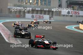 Lewis Hamilton (GBR), McLaren Mercedes  04.11.2012. Formula 1 World Championship, Rd 18, Abu Dhabi Grand Prix, Abu Dhabi, UAE, Race Day