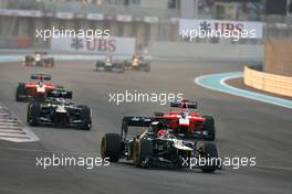 Heikki Kovalainen (FIN), Caterham F1 Team  04.11.2012. Formula 1 World Championship, Rd 18, Abu Dhabi Grand Prix, Abu Dhabi, UAE, Race Day