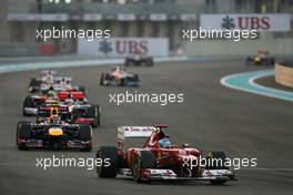 Fernando Alonso (ESP), Scuderia Ferrari  04.11.2012. Formula 1 World Championship, Rd 18, Abu Dhabi Grand Prix, Abu Dhabi, UAE, Race Day