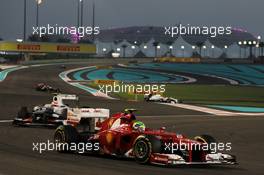 Felipe Massa (BRA) Ferrari F2012. 04.11.2012. Formula 1 World Championship, Rd 18, Abu Dhabi Grand Prix, Yas Marina Circuit, Abu Dhabi, Race Day.