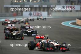 Lewis Hamilton (GBR), McLaren Mercedes  04.11.2012. Formula 1 World Championship, Rd 18, Abu Dhabi Grand Prix, Abu Dhabi, UAE, Race Day