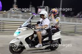 Mark Webber (AUS), Red Bull Racing crashed out of the race 04.11.2012. Formula 1 World Championship, Rd 18, Abu Dhabi Grand Prix, Abu Dhabi, UAE, Race Day