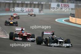 Pastor Maldonado (VEN), Williams F1 Team  04.11.2012. Formula 1 World Championship, Rd 18, Abu Dhabi Grand Prix, Abu Dhabi, UAE, Race Day