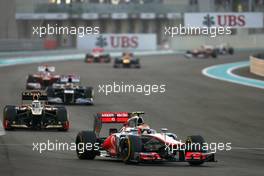 Lewis Hamilton (GBR), McLaren Mercedes  04.11.2012. Formula 1 World Championship, Rd 18, Abu Dhabi Grand Prix, Abu Dhabi, UAE, Race Day