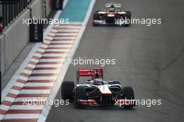 Jenson Button (GBR) McLaren MP4/27. 04.11.2012. Formula 1 World Championship, Rd 18, Abu Dhabi Grand Prix, Yas Marina Circuit, Abu Dhabi, Race Day.
