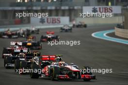 Lewis Hamilton (GBR), McLaren Mercedes  04.11.2012. Formula 1 World Championship, Rd 18, Abu Dhabi Grand Prix, Abu Dhabi, UAE, Race Day