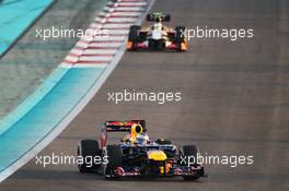 Sebastian Vettel (GER) Red Bull Racing RB8. 04.11.2012. Formula 1 World Championship, Rd 18, Abu Dhabi Grand Prix, Yas Marina Circuit, Abu Dhabi, Race Day.