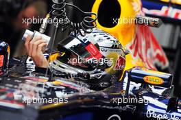 Sebastian Vettel (GER) Red Bull Racing RB8.
