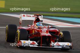 Fernando Alonso (ESP) Ferrari F2012. 03.11.2012. Formula 1 World Championship, Rd 18, Abu Dhabi Grand Prix, Yas Marina Circuit, Abu Dhabi, Qualifying Day.