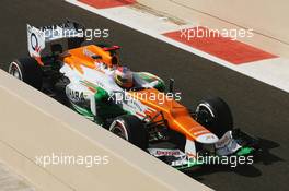 Paul di Resta (GBR) Sahara Force India VJM05. 03.11.2012. Formula 1 World Championship, Rd 18, Abu Dhabi Grand Prix, Yas Marina Circuit, Abu Dhabi, Qualifying Day.