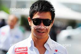 Kamui Kobayashi (JPN) Sauber. 03.11.2012. Formula 1 World Championship, Rd 18, Abu Dhabi Grand Prix, Yas Marina Circuit, Abu Dhabi, Qualifying Day.