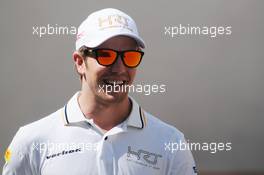 Dani Clos (ESP) HRT Formula One Team Test Driver. 03.11.2012. Formula 1 World Championship, Rd 18, Abu Dhabi Grand Prix, Yas Marina Circuit, Abu Dhabi, Qualifying Day.
